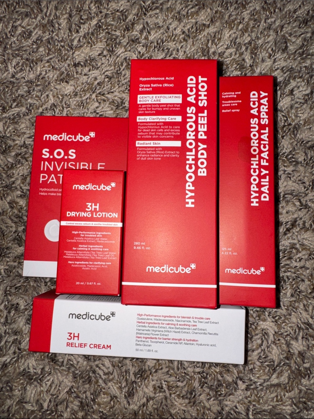Medicube Hypochlorous Acid Trouble Care Face Set BUNDLE (5 PRODUCTS)